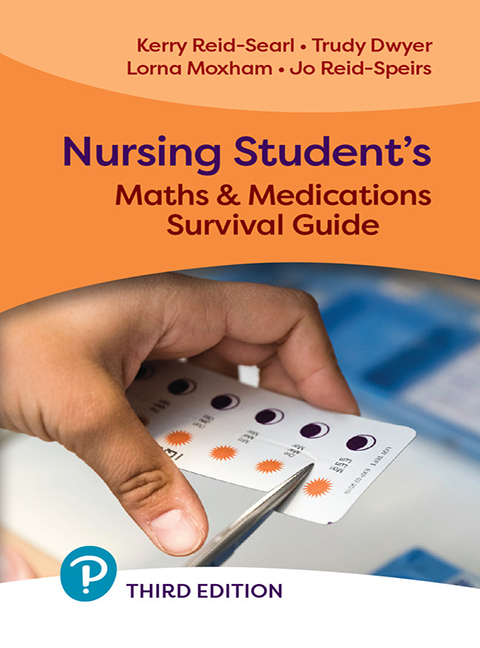 Nursing Student's Maths & Medications Survival Guide - Cover Image
