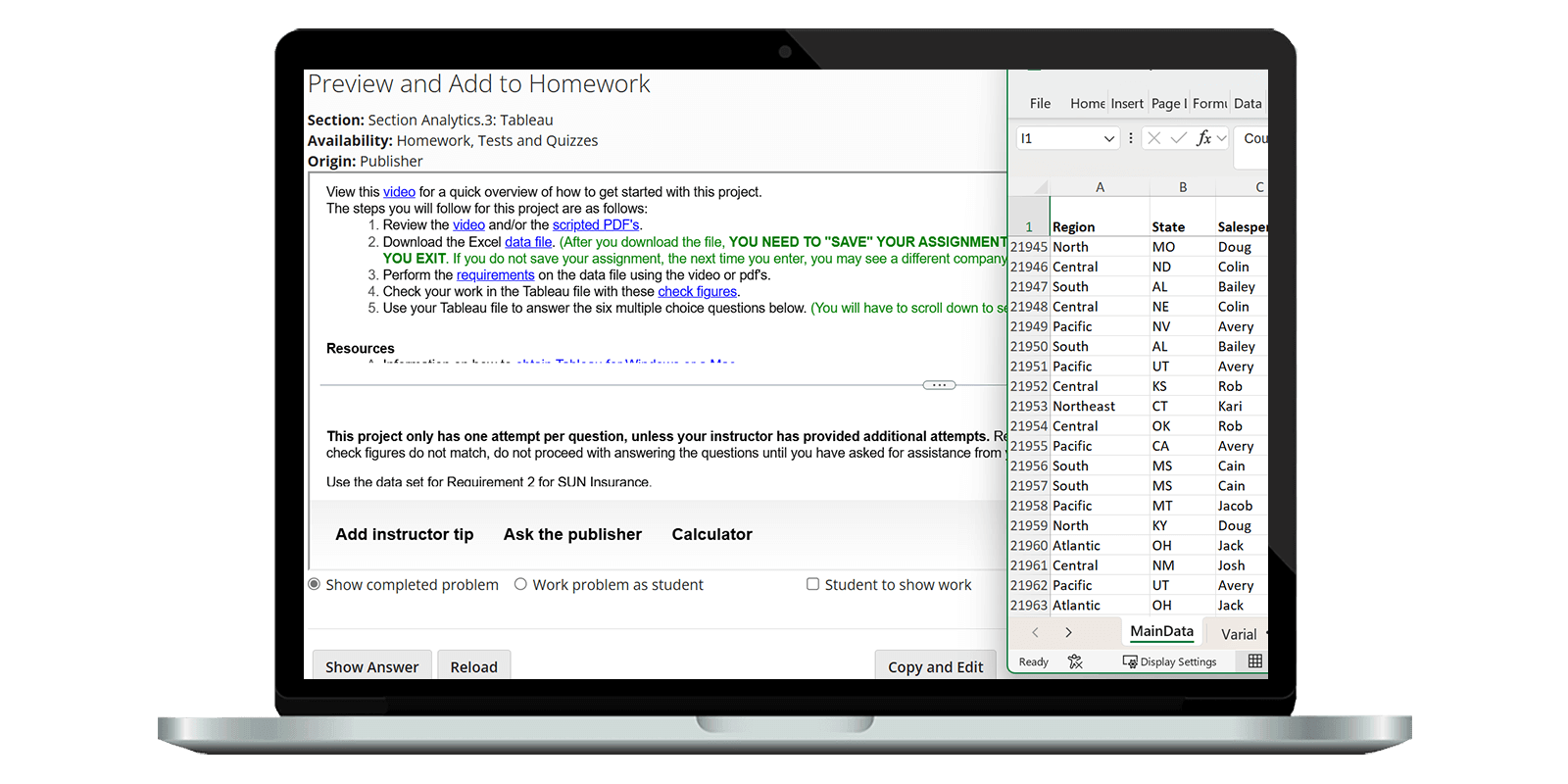 Data Analytics Laptop