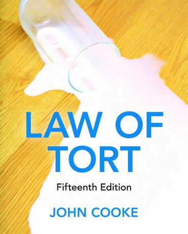 John Cooke Law of Tort 15th edition Revel (interactive eBook)