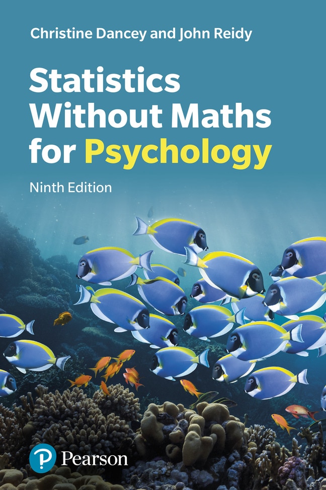 Book cover of  Statistics without Maths for Psychology, 9th edition