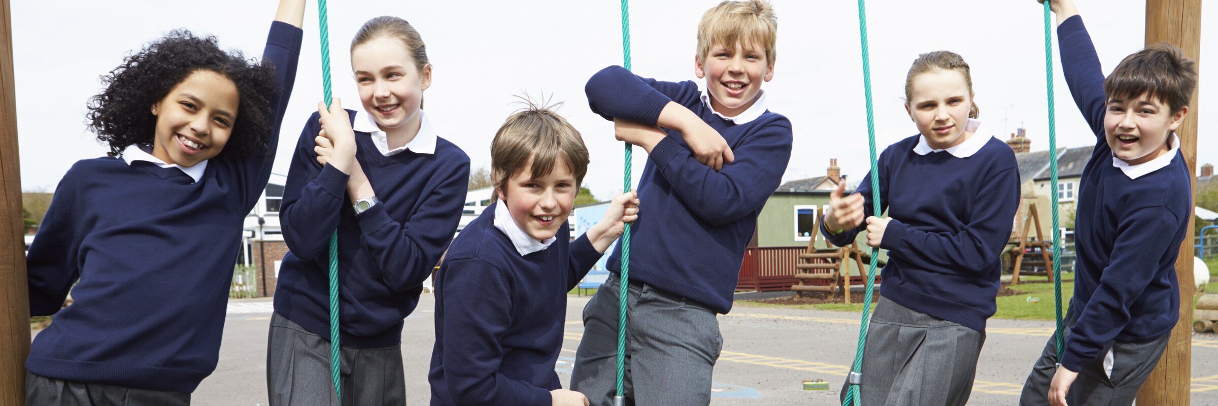 Pupils working on computers in a classroom