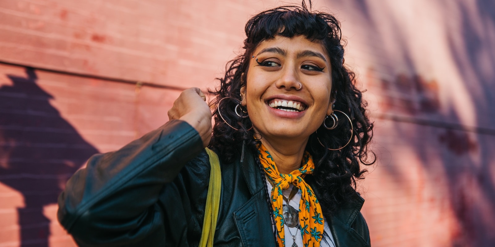 Young woman laughing