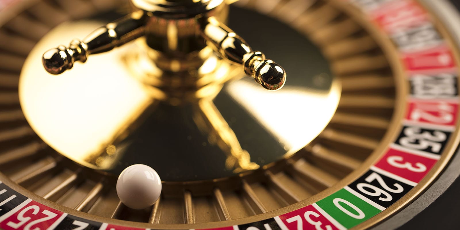 Wheel of a craps table after being spun.