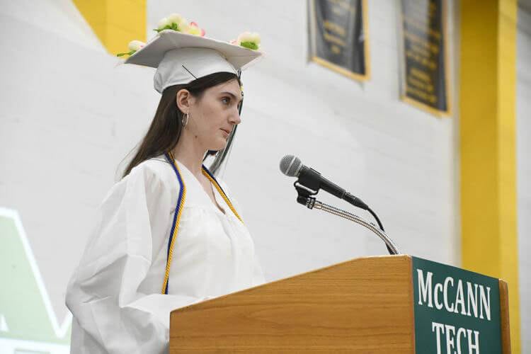 Image of Ryleigh Holland graduating