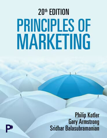 cover image of Principles of Marketing, 20th Edition