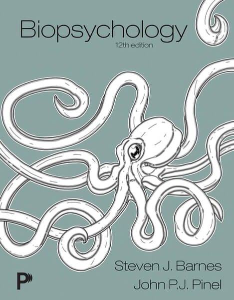 cover image for Biopsychology, 12th Edition