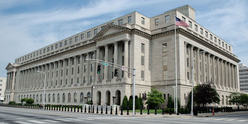 The courthouse in Louisville, Kentucky.