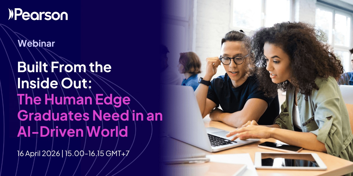 Webinar titled Built from the Inside Out: The Human Edge Graduates Need in an AI-Driven World