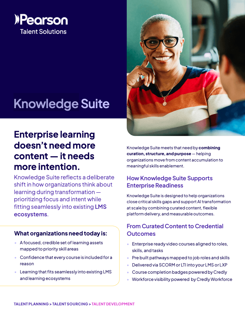 Cover of Knowledge Suite Product snapshot