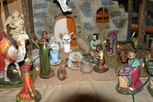 A nativity set belonging to the blog author.