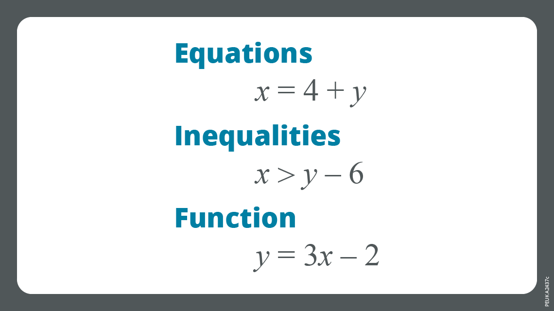 Chapter 3 - Equations and inequalities