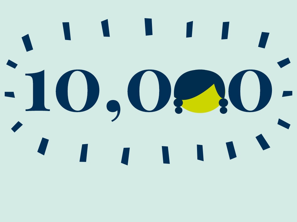 Celebrating the big 10,000