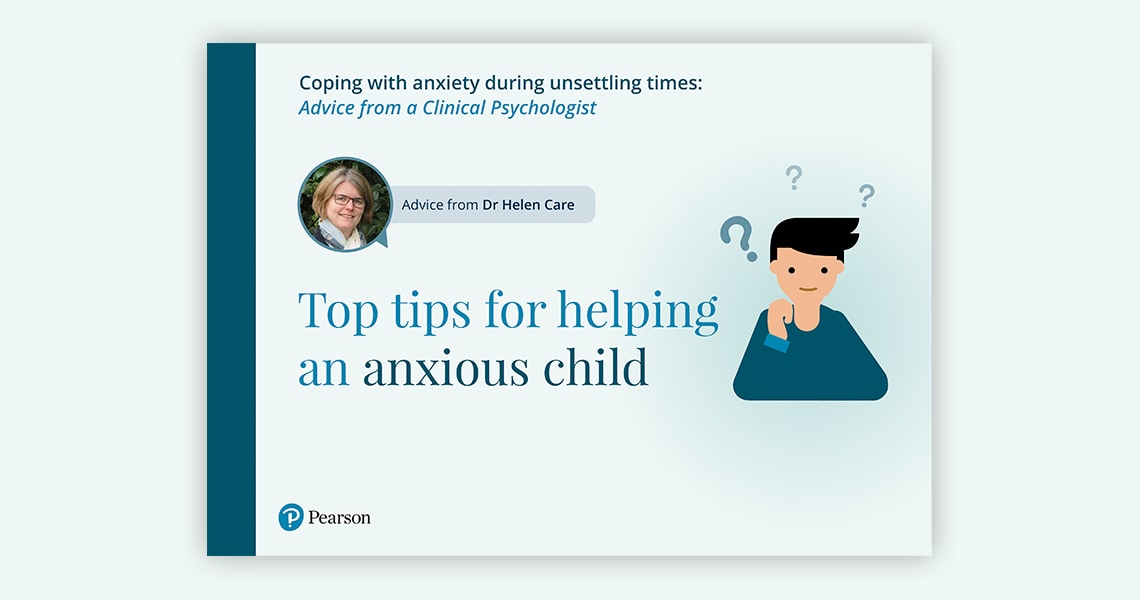 Top tips for helping an anxious child document link