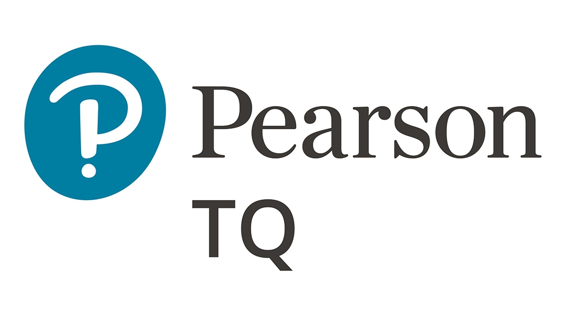 Pearson TQ logo. Link to Pearson TQ 