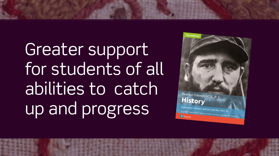 Greater support for students of all abilities to catch up and progress