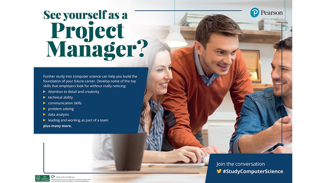 Project Manager poster - male