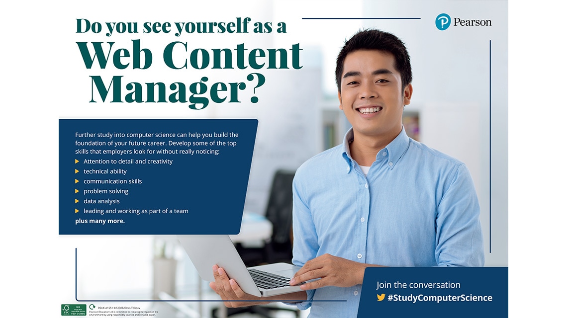Web Content Manager poster - male