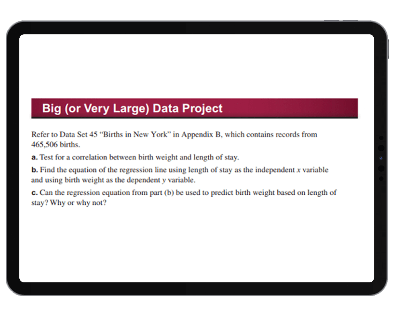 Big (or Very Large) Data Project example image