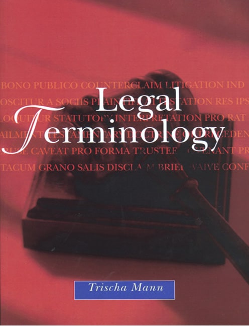 Legal Terminology - Cover Image