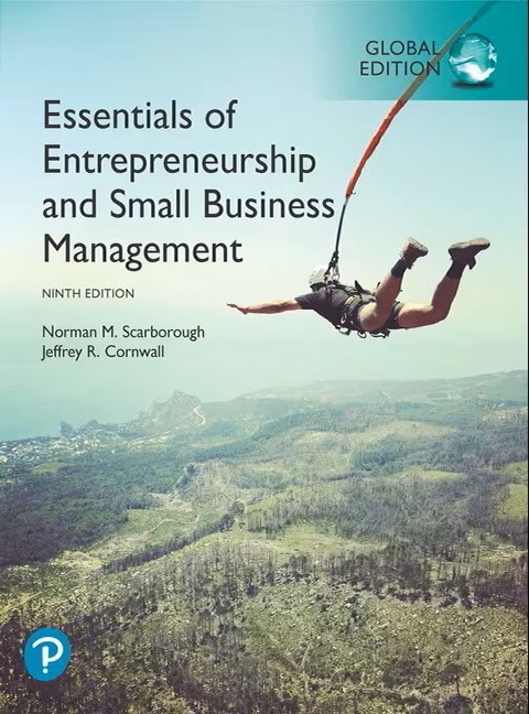 Essentials of Entrepreneurship and Small Business Management, Global Edition - Cover Image