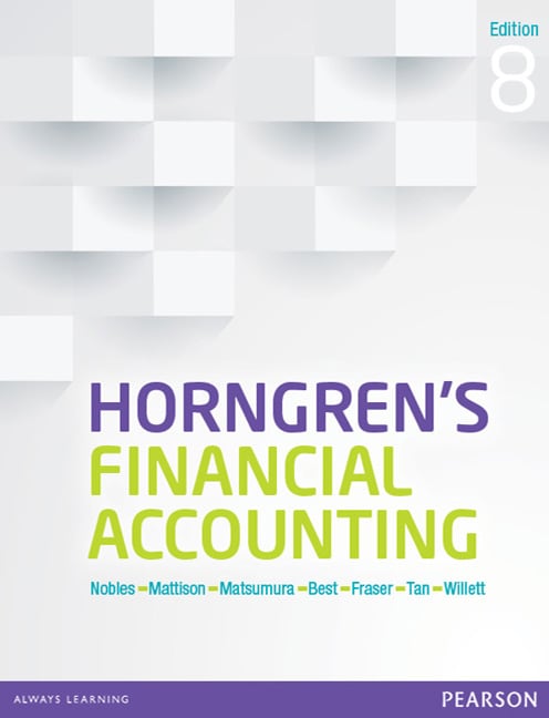 Horngren's Financial Accounting - Cover Image