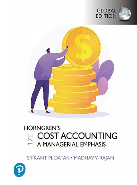 Horngren's Cost Accounting: A Managerial Emphasis, Global Edition - Cover Image