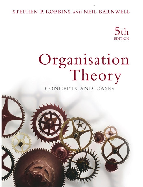 Organisation Theory: Concepts and cases - Cover Image