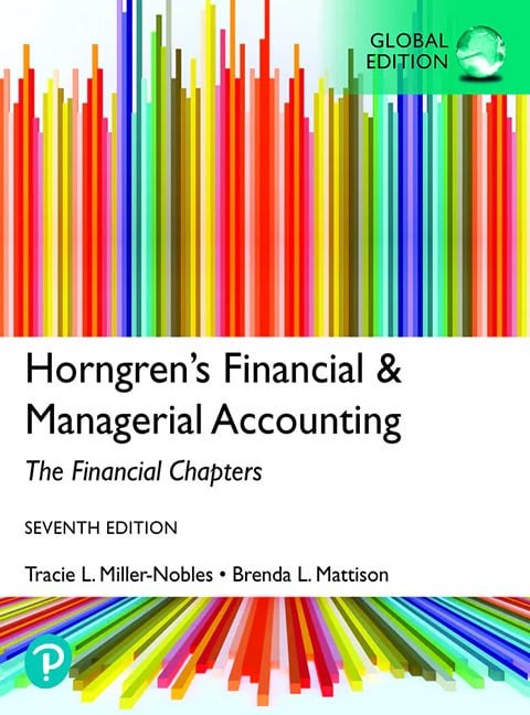 Horngren's Financial & Managerial Accounting, The Financial Chapters - Cover Image