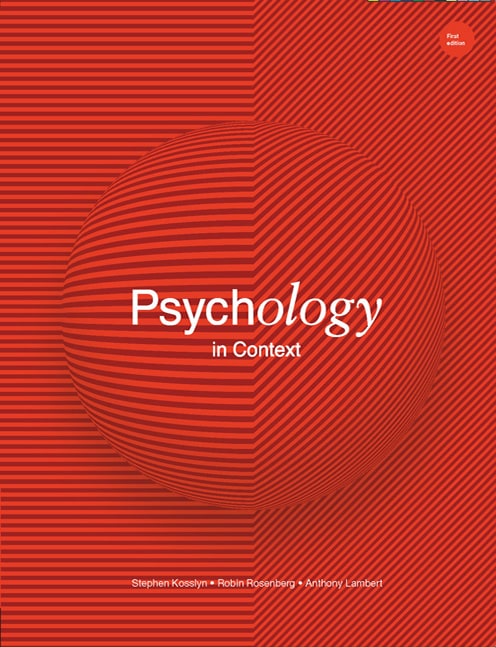 Psychology in Context - Cover Image