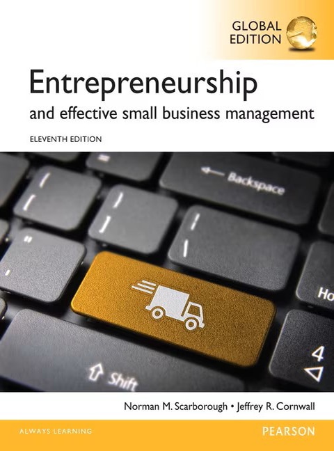 Entrepreneurship and Effective Small Business Management, Global Edition - Cover Image