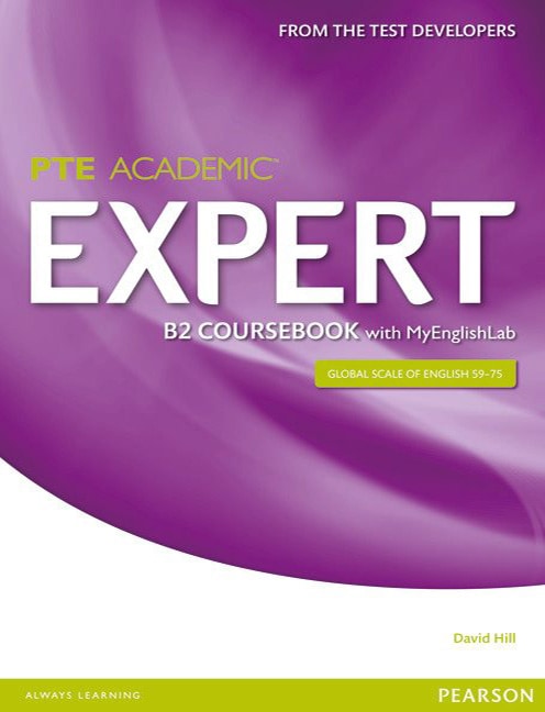 PTE Academic Expert B2 Student Book with MyEnglishLab - Cover Image