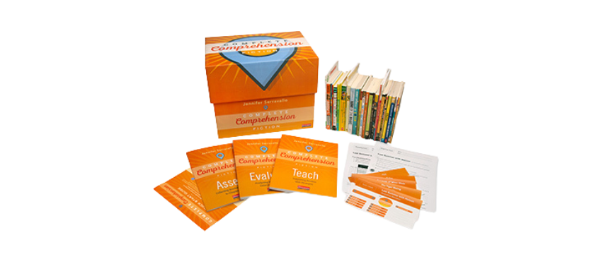 Image showing the Jennifer Serravallo Complete Comprehension Fiction pack items.