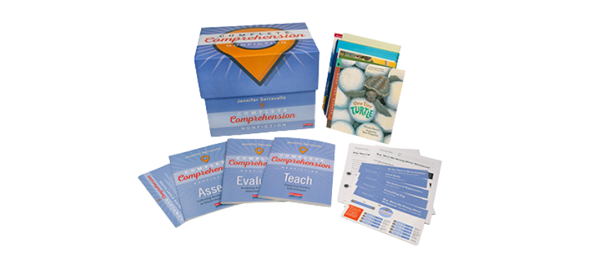 Image showing the Jennifer Serravallo Complete Comprehension Non-fiction pack items.