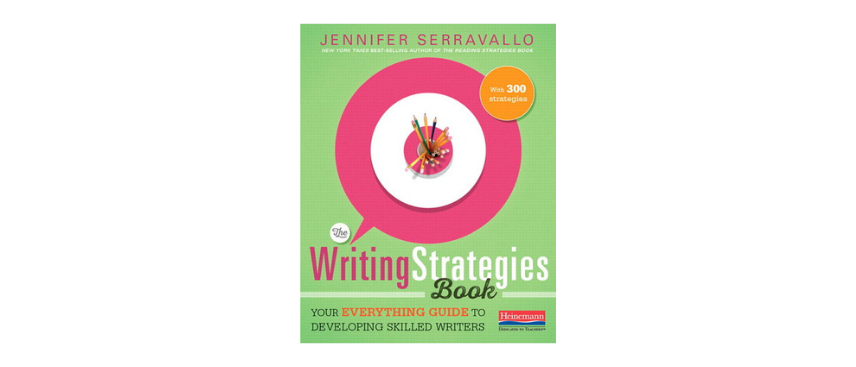 Image showing Jennifer Serravallo's Professional Book called The Writing Strategies Book.