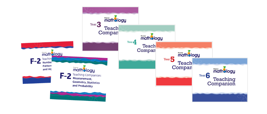 Mathology Little Books Teaching Companion covers for years F to 6