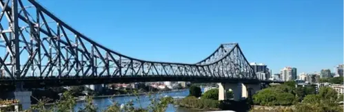 Heritage-listed Story Bridge in view from All Hallows’ School