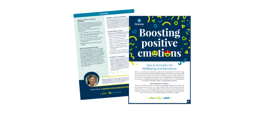 Image of two pages of the Bounce Back Article Positive Emotions