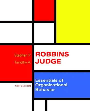 Cover: Essentials of Organizational Behavior