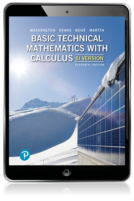 Basic Technical Mathematics with Calculus, SI Version, (Subscription)