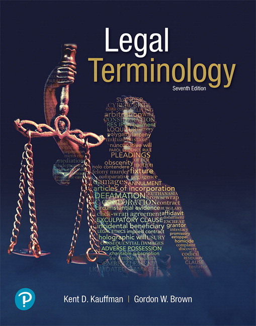 Legal Terminology  (Subscription)