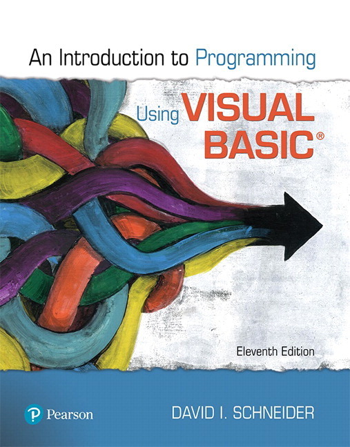 Introduction to Programming Using Visual Basic (Subscription)