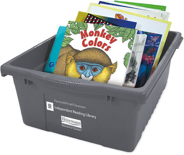 FOUNTAS & PINNELL CLASSROOM INDEPENDENT READING COLLECTION COVER LETTERGRADE 1 INCLUDES: 150 TRADE TITLES AND 150 CONFERRING CARDS; FPC INDEPENDENT READING COLLECTION GUIDE GRADE 1; STICKERS;
