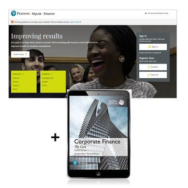 MyFinanceLab with Pearson eText - Instant Access - for Corporate Finance: The Core, Global Edition (ECOMM)