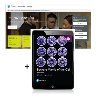 Modified MasteringBiology with Pearson eText - Instant Access - for Becker's World of the Cell, Global Edition (ECOMM)