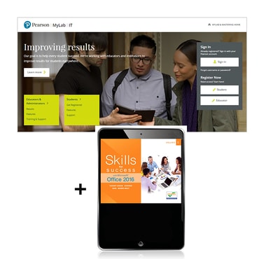 MyLab IT with Pearson eText --  Access Card -- for Skills for Success with Office 2016