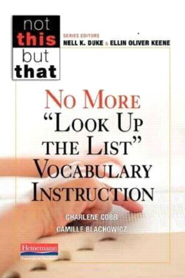 No More 'Look Up the List' Vocabulary Instruction