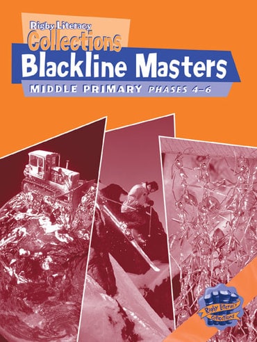 Rigby Literacy Collections Level 4 Blackline Master Book