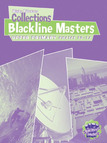Rigby Literacy Collections Level 6 Blackline Master Book
