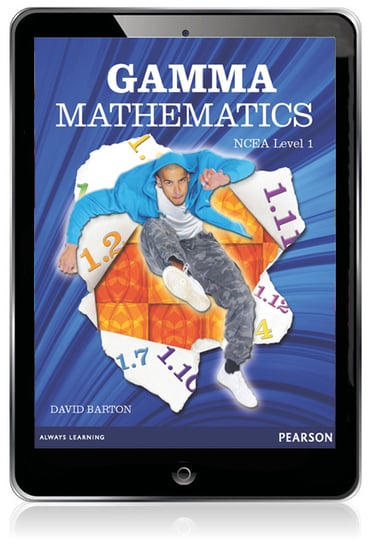 Gamma Mathematics: NCEA Level 1 eBook - 1 year lease