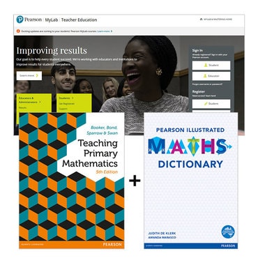 Teaching Primary Mathematics + Pearson Illustrated Maths Dictionary + MyLab Education with eText